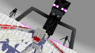 SCP-096 VS ENDERMAN PART 2 Epic Fight Animation