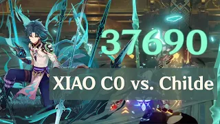 Xiao C0 Raw Damage Showcase vs. Childe | Deathmatch - Genshin Impact