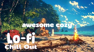 🌱Lo-fi music | Chill Cozy | Cats and Campfire 🔥