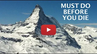 Zermatt Helicopter Flight Matterhorn Switzerland #zermatt #helicopter