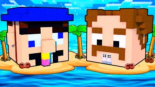 Jeffy vs Marvin ISLAND House Battle in Minecraft!