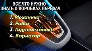 РАЗБИРАЕМСЯ С ТИПАМИ КОРОБОК ПЕРЕДАЧ. Какая лучше: механика, робот, вариатор или гидромеханика?!