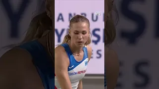 Beautiful pole vault Amalie Svabikova 😱 #viral #shorts