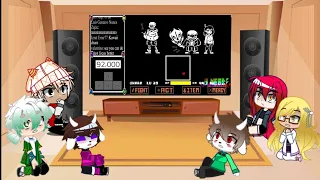 Overtale reacts to Bad time trio Hard mode, one meme, fresh time trio