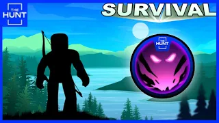 How To Get THE HUNT BADGE In Roblox THE SURVIVAL GAME | ROBLOX THE HUNT