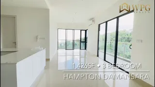 HAMPTON DAMANSARA | 1,426sqft | 3 BEDROOM | DEVELOPER UNIT FOR SALE