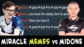 Miracle MEME vs MidOne — Anti-Mage vs Ember Spirit