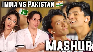 Waleska & Efra reaction to Indian Singers v/s Pakistani Singers (SING OFF by Aksh Baghla)