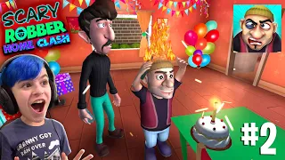 I RUINED SCARY TEACHERS BROTHERS BIRTHDAY (Scary Robber Home Clash)