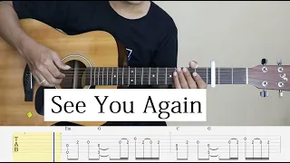 TAB - See You Again - Wiz Khalifa ft. Charlie Puth - Fingerstyle Guitar Cover & TAB Tutorial