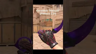 Karambit "Nebula" (Pattern 231) | Standoff 2