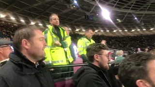 FANS SING WEST HAM ARE MASSIVE | WEST HAM V SEVILLA | LONDON STADIUM