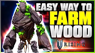 V RISING USE THIS TRICK TO GET WOOD AND STONE