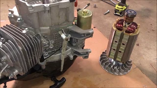Generator Armature Removal / Rotor Removal with Hydraulic Pressure (Water)