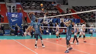 Volleyball. Spikes. Russia. Dynamo Moscow vs Zenit St. Petersburg