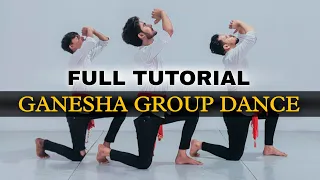 Ganesha Group Dance | Full Dance Tutorial | Ganesh Chaturthi | Uttam Singh