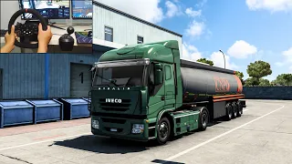 Euro Truck Simulator 2 | Steering Wheel Gameplay Ep13 Iveco Delivery Oil