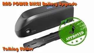 RAD Power Bikes Aftermarket Plug 'n Play Battery Upgrade: First Impressions