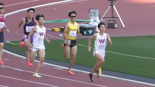 決勝  男子800m  東京選手権陸上2023