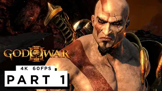 GOD OF WAR 3 REMASTERED ENDING PS5 Walkthrough Gameplay Part 1 - (4K 60FPS) FULL GAME