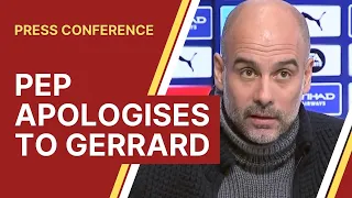 Pep Guardiola APOLOGISES for "stupid" comments on Steven Gerrard slip