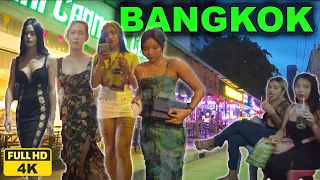 Bangkok Night Life Scenes Sukhumvit, Soi 4 Nana, Soi 7, Soi 11 - Thailand July 2023