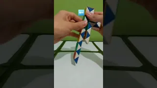 Cómo hacer una cruz con la Rubik Snake