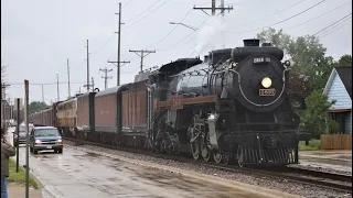 CP 2816 The Empress On The Final Spike Steam Tour: Chase From Sabula - Davenport Iowa (May 9th-10th)