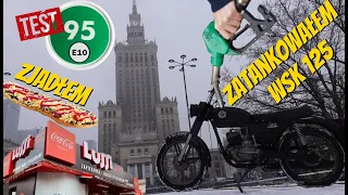 BENZYNA E10 zniszczy dwusuwa?! WSK 125 TEST. Lussi Bar czyli najlepsze zapiekanki spod ,,Patyka"