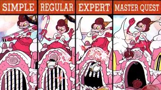 Cuphead: No Hit / Difficulty Comparison / Sugarland Shimmy / Master Quest (08)