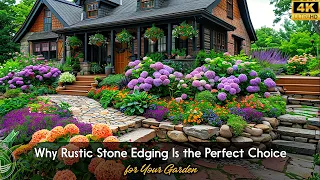 Front Yard Landscaping Ideas: Designing Your Stone-Edged Flower Beds