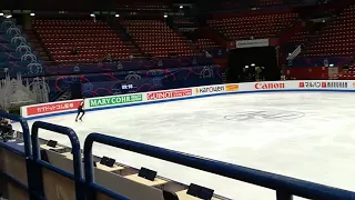 PRACTICE - WORLD FIGURE SKATING CHAMPIONSHIPS 2018 Men