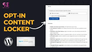 Opt-In Content Locker for WordPress - Install & Setup