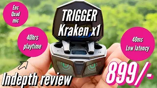 TRIGGER Kraken x1 | Review & Unboxing | Best quality Indian brand | gaming buds #trigger #new