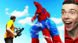 Creating SPIDERMAN GODZILLA In GTA 5 (Spiderzilla)