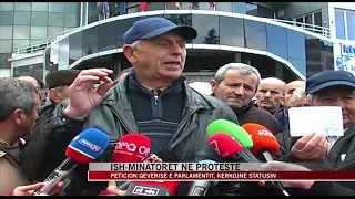 Ish-minatorët në protestë - News, Lajme - Vizion Plus