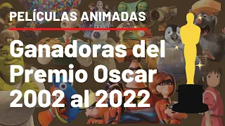 Películas de Animación Ganadoras del Premio Oscar | 2002-2022