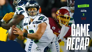 2021 Week 12: Seahawks at Washington Recap