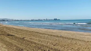 Анапа Чёрное море Пляж 27 июля 2022 Russia Anapa Black Sea Beach