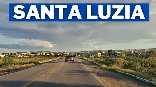 De SANTA LUZIA - PB a SERRA DE SANTA LUZIA. From Santa Luzia city to Serra de Santa Luzia.