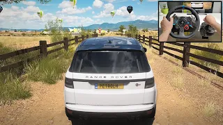 Forza Horizon 5 Realistic Offroad - Land Rover Range Rover | Logitech g29 gameplay