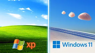 I redesigned the Windows XP wallpaper for Windows 11