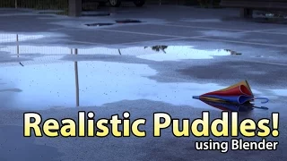 How to Create Realistic Puddles in Blender