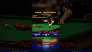 Ronnie O'Sullivan Destroying Mark Selby