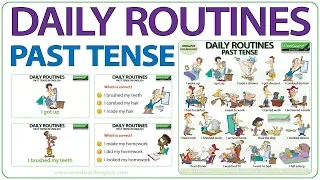 Daily Routines - Past Tense in English