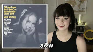 Reacting To: A&W - Lana Del Rey