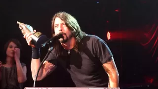 Dave Grohl's Godlike Genius Award Acceptance Speech