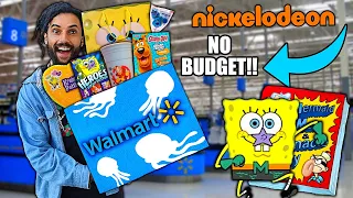 I Bought EVERY NICKELODEON PRODUCT AT WALMART.. SPONGEBOB SQUAREPANTS SHOPPING SPREE!!  (IN STORE!)