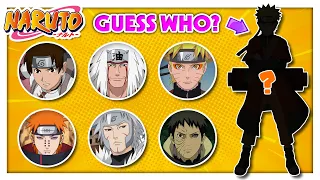 Guess The Naruto Characters From Their Silhouettes 🍜 | Naruto/Naruto Shippuden Quiz | Anime Quiz