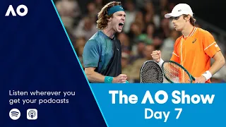 The AO Show: Azarenka outguns Ostapenko on Day 7, Rublev and De Minaur to square off on Day 8